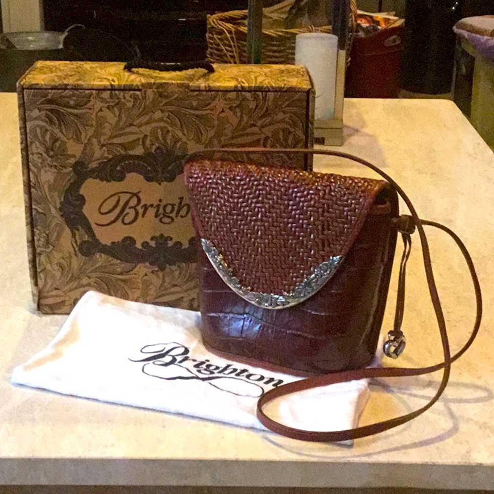 Brighton Rosemarie Leather Cross Body Handbag